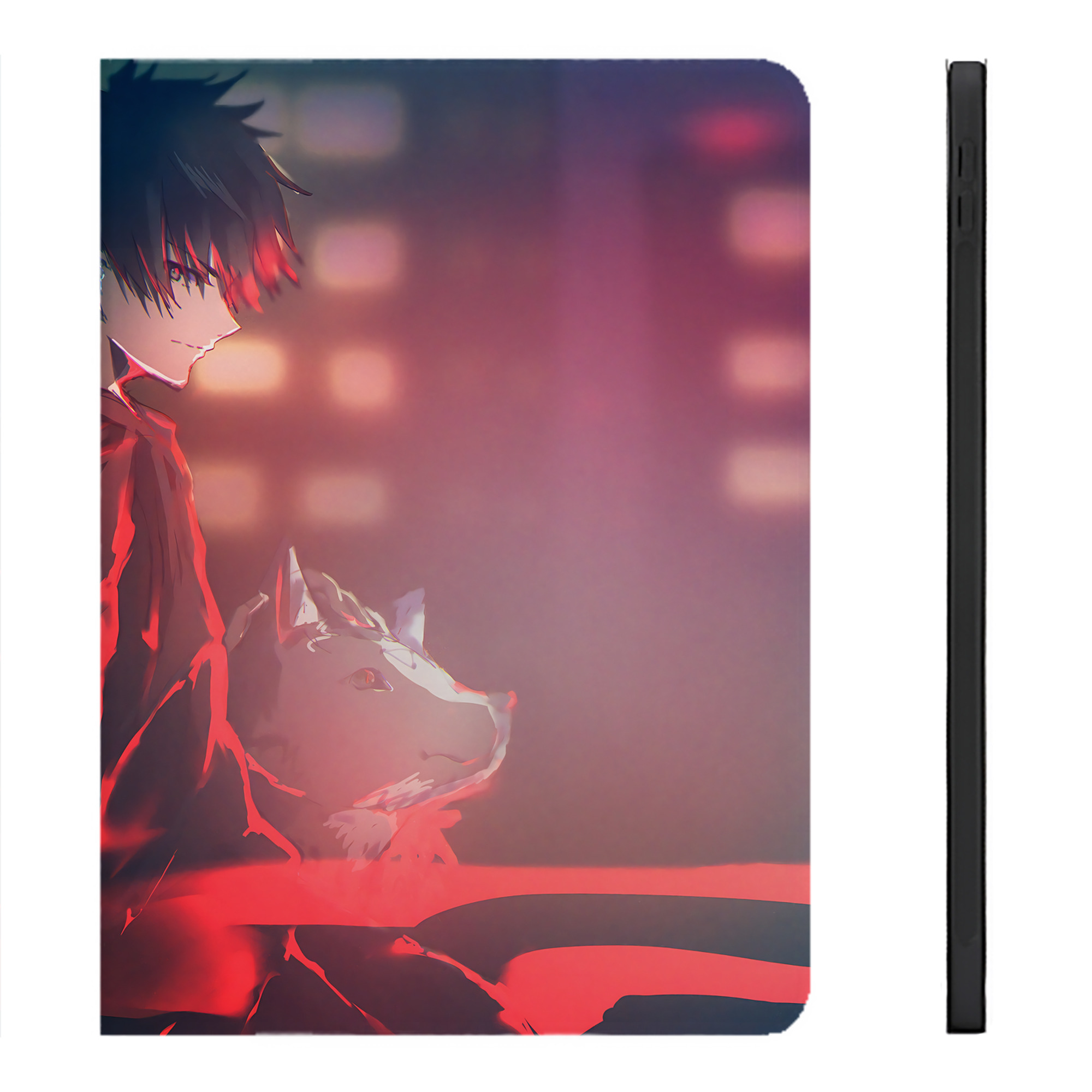 （画像用） 呪術廻戦 Jujutsu Kaisen IPadケース ペンホルダー付き ブックスタイルデザイン